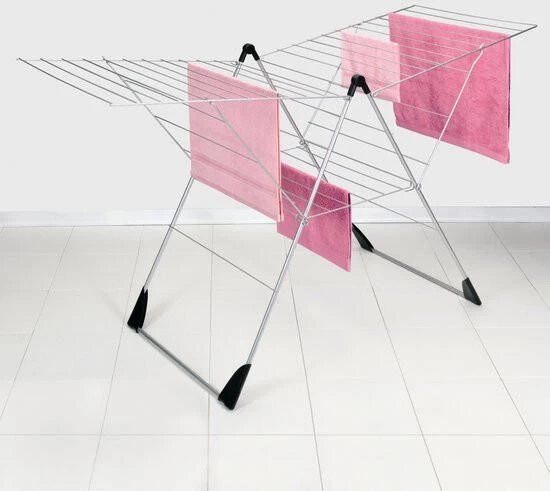 Tomado-Metaltex Breva Droogrek Zilver 58 X 133 X 109 Cm 3 Tomado-Metaltex Breva Droogrek Zilver 58 X 133 X 109 Cm - Afbeelding 3